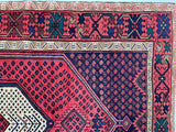 Tribal Persian Khamseh Rug 2x1.3m