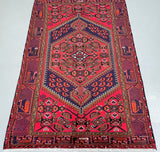 Tribal Persian Zanjan Rug 2x1.3m