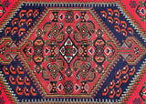 Tribal Persian Zanjan Rug 2x1.3m