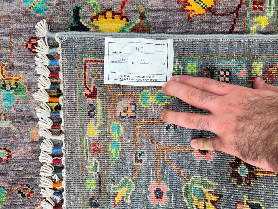 2.4x1.7m Afghan Sultani Chobi Rug