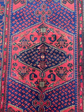 Tribal Persian Zanjan Rug 2.1x1.3m
