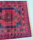 Vintage Afghan Balouchi Rug 1.5x0.9m