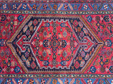 Coffee Table Size Authentic Handmade Tribal Persian Khamseh Rug