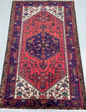 Tribal Persian Zanjan Rug 2x1.3m