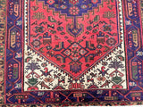 Tribal Persian Zanjan Rug 2x1.3m