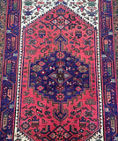 Tribal Persian Zanjan Rug 2x1.3m