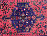 Tribal Persian Zanjan Rug 2x1.3m