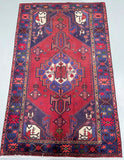 Tribal Persian Khamseh Rug 2x1.25m
