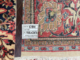4.1x2.6m Antique Persian Sarough Rug - shoparug