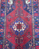Pure Wool Tribal Handmade Persian Khamseh Rug 200x125m