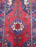 Tribal Persian Khamseh Rug 2x1.25m