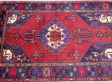 Tribal Persian Khamseh Rug 2x1.25m