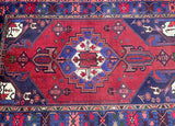 Tribal Persian Khamseh Rug 2x1.25m