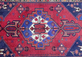 Tribal Persian Khamseh Rug 2x1.25m