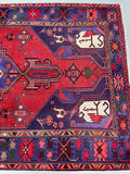 Tribal Persian Khamseh Rug 2x1.25m