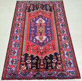 Tribal Persian Zanjan Rug 2x1.3m