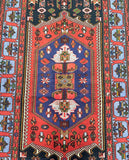 Tribal Persian Zanjan Rug 2x1.3m