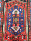 Tribal Persian Zanjan Rug 2x1.3m