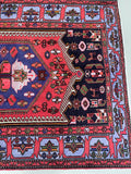 Tribal Persian Zanjan Rug 2x1.3m