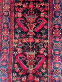 5m Vintage Persian Nahavand Hall Runner