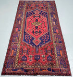 Tribal Persian Khamsen Rug 2.25x1.25m