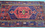 Tribal Persian Khamsen Rug 2.25x1.25m