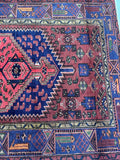 Tribal Persian Khamsen Rug 2.25x1.25m