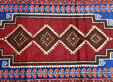 1.5x0.8m Afghan Tribal Balouchi Rug