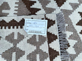 1.7x1.3m Afghan Waziri Kilim Rug
