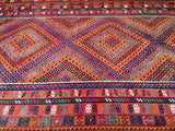 4.8x3m Vintage Afghan Meymaneh Kilim rug