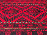 3.9x2.5m Vintage Afghan Meymaneh Kilim Rug