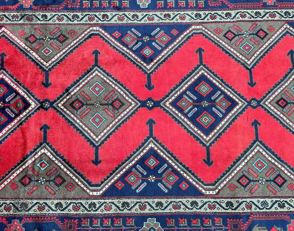 2.9x1.5m Tribal Luri Persian Rug