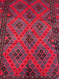 2.8x2.3m Vintage Afghan Meymaneh Kilim Rug