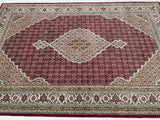 Indian Tabriz Mahi Rug 3.1x2m