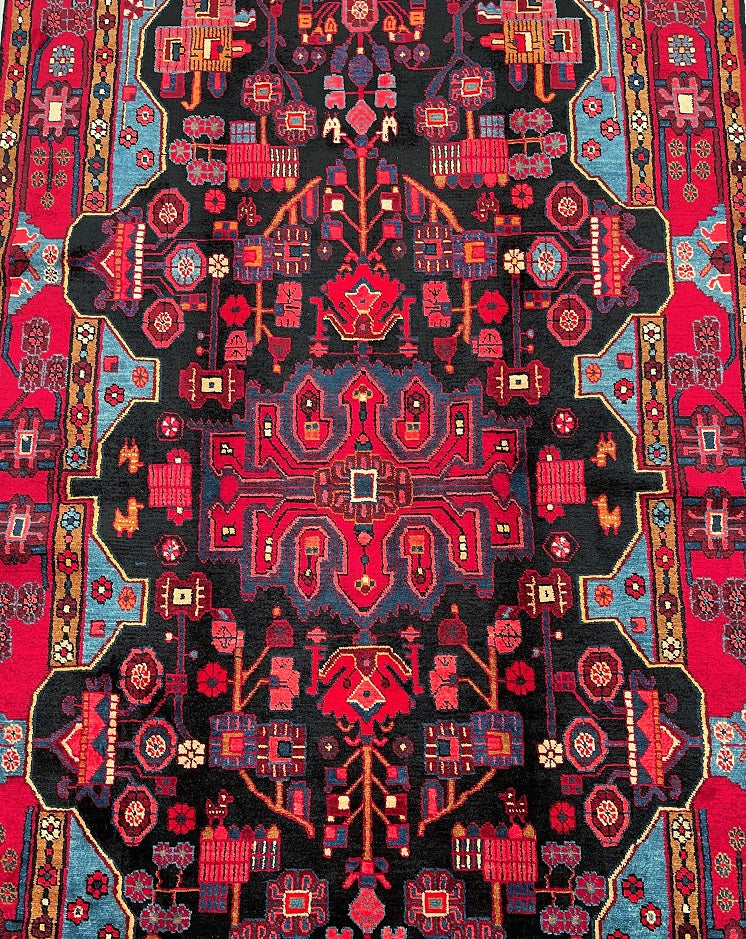 3x1.6m Tribal Persian Nahavand Rug