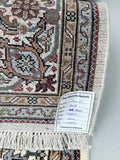 Indian Tabriz Mahi Rug 2.5x1.7m