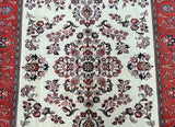 Almost Square Room Size Authentic Handmade Persian Sarough Rug Signed