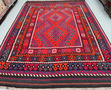 3.3x2.6m Afghan Meymaneh Kilim Rug