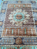 2.5x2m Mamluk Afghan Super Kazak Rug