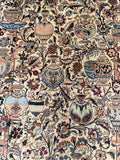 Certified Hand Knotted Persian Pictorial Rug Signed 205x125cm