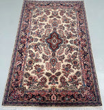 Masterpiece lambs wool traditional handmade Persian Kurdish Bijar rug 171x110cm