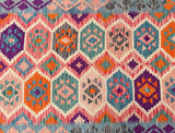 5m Boho Afghan Waziri Kilim Hall Runner