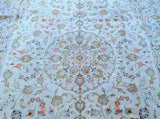 Pastel Tone Full room size Genuine handmade Persian Kashan rug