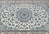 Masterpiece Silk-Inlaid 6La Persian Nain Rug 310x205cm