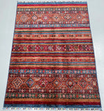 Afghan Super Kazak Rug 1.4x1m