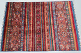 Afghan Super Kazak Rug 1.4x1m