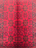 Tribal Afghan Kunduz Rug 1.5x1m
