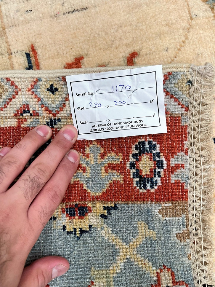 2.9x2m Afghan Super Kazak Rug
