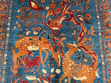 Pictorial Afghan Chobi Rug 3x2m At Persian Rug Warehouse WA in Perth.