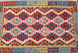 Afghan Waziri Kilim Rug 2.1x1.5m